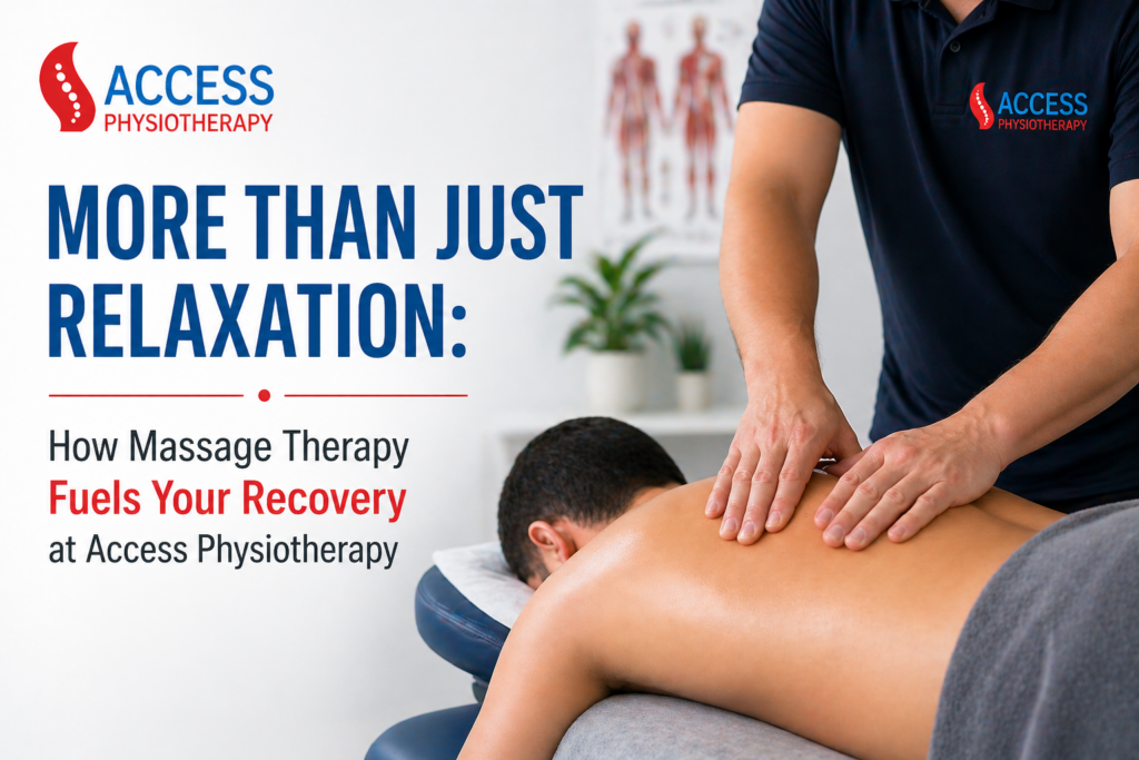 More Than Just Relaxation: How Massage Therapy Fuels Your Recovery at Access Physiotherapy